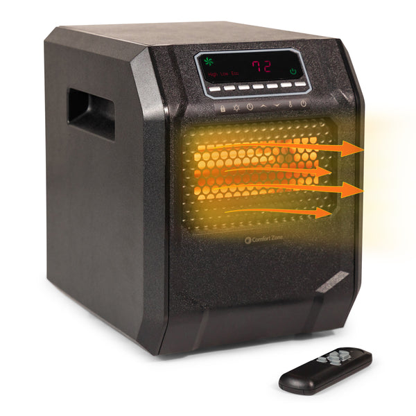 Comfort hotsell Zone Portable Infrared Heater with remote CZ2011P