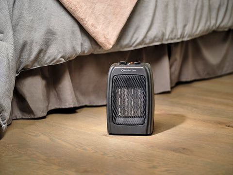 EZ Heat Personal Ceramic Heater & Fan, Size: 6.9