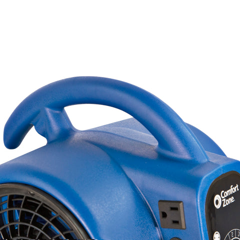 Comfort Zone Powergear 1/2 HP 3-Speed Carpet Dryer Blower Floor Fan wi –  Comfort Zone, Mr. Brands, LLC.